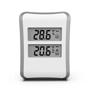 双区无线温度传感器数字液晶湿度回火气压计制造湿度计温度计