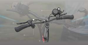 Patinete Plegable para Desplazamientos M4 Max, Neumático de 10 Pulgadas, Doble Suspensión, Cuerpo de Metal, Iluminación RGB, Apto para Desplazamientos, Campus, Reparto - Product Image 5