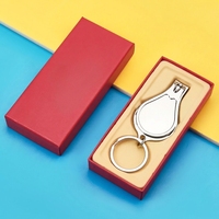 Coupe-ongles, ouvre-bouteille, pince à ongles 3-en-1 en métal, porte-clés, ciseaux coupe-ongles personnalisables avec LOGO