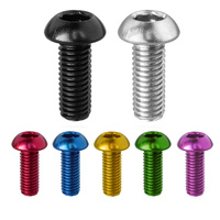 Vis de sécurité à tête boutonnée Torx en aluminium 6065 M4 M6 M8