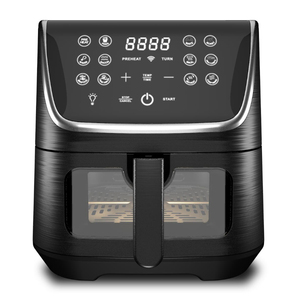 Aifa หม้อทอดอัจฉริยะสีดํา TUYA APP สมาร์ท WiFi หม้อทอดอากาศดิจิตอล <span class=keywords><strong>6</strong></span> 5.5 ควอร์ต <span class=keywords><strong>5L</strong></span> หม้อทอดอากาศ - Product Image 1