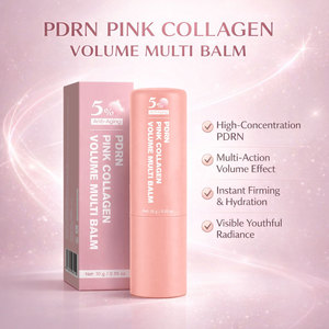 Baume à lèvres multi-effets repulpant au collagène rose, nouvelle formule très vendue, soin hydratant pour les lèvres, emballage neutre - Product Image 6