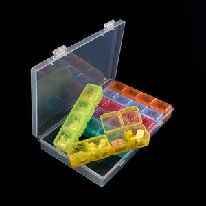 Venta al por mayor caliente de fábrica 7 días a la semana pastillero aceite de pescado. Vitamina C. Organizador de productos de salud. Práctico pastillero - Product Image 3