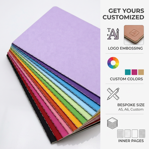 Quaderno Classico A5 A6 Arcobaleno a Tinta Unita per <span class=keywords><strong>Ufficio</strong></span> Scuola <span class=keywords><strong>e</strong></span> Studenti Quaderno per Appunti a Righe <span class=keywords><strong>e</strong></span> Quadretti Personalizzabile - Product Image 6