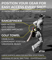 Marqueur de balle de golf personnalisé avec logo Ivy (GATP-1) pour équipement et accessoires de golf magnétiques - Utilisation rapide et facile