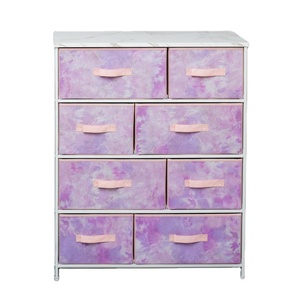 8-Schubladen Wohnzimmer Truhe Schlafzimmer Stoffs chrank Stoffs chu blade Stoff Kommode - Product Image 1