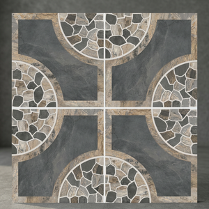 Nouveau design Arrivé Antidérapant 40x40 Gris Terrazzo Carrelage de sol en céramique Thaïlande - Product Image 5