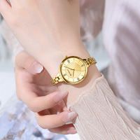 Jam Tangan Wanita Quartz Curren 9097L 9097 Elegan Mewah Klasik Fashion Tahan Air untuk Wanita dan Remaja Putri