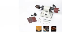 Mini routeur CNC semi-automatique de bureau haute vitesse 110V/220V pour le polissage des bords du cuir tanné végétal, garantie 1 an