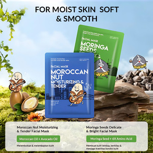 25ml Soins de la peau coréens Hydrater en profondeur Nourrir et Tendre <span class=keywords><strong>Maroc</strong></span> Noix Hydratant Délicat Masque facial - Product Image 6
