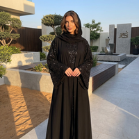 Robes pour femmes musulmanes, Abayas, foulards, sequins, Jalabiya, Ramadan, Maroc, Dubaï, Kaftan, Islam, fête, Vestidos, robe longue arabe