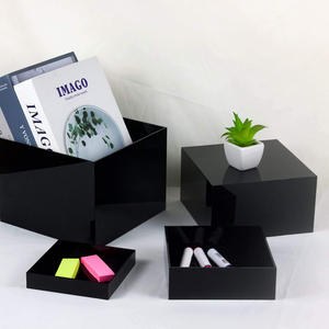 Cubos de Exhibición Acrílicos AURORA Ligeros y Elegantes, Color/Tamaño Personalizables, Apilables, de Fácil Montaje, Ideales para Decoración del Hogar - Product Image 5