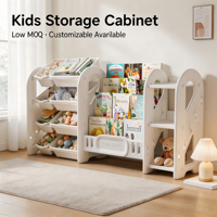 Nouvelle Armoire de Rangement pour Jouets de Bébé, Organisateur de Fournitures et Étagère à Livres en Plastique, Grande Capacité