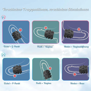 Blue Rabbit Vib rating Cock <span class=keywords><strong>Sleeve</strong></span> 10 Vibrationen Verlängerung hülse für männliche Mastur bator Sexspielzeug Großhandel Penis ringe - Product Image 6