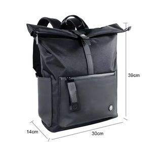 vietnam Unisex Stylish Slim Simple Black Oxford Laptop <b>Backpack</b> Waterproof Travel <b>Backpack</b> for School and Work Bulk Availability - Product Image 6