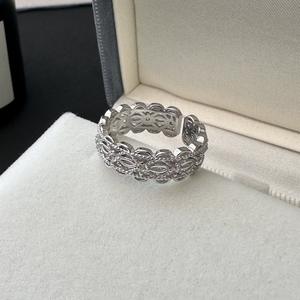 Anillo de Plata de Ley S925 de Estilo Antiguo Italiano con Incrustaciones de Circonita, Estilo Básico Moderno, Anillo Personalizado al por Mayor - Product Image 4