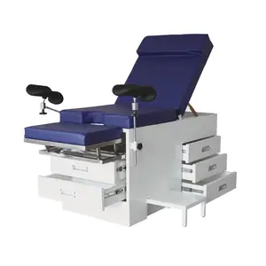 Cadeira ginecológica elétrica ajustável para exame de ginecologia, equipamento hospitalar, cama de parto para exame obstétrico