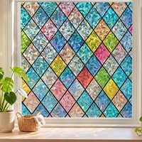 Film de verre décoratif statique sans colle, autocollant opaque pour fenêtre, isolation thermique, protection solaire pour la maison et le bureau