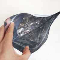 Sacs d'emballage en plastique à fond plat pour ingrédients de fondue japonaise (algues konbu) avec impression personnalisée et fermeture refermable