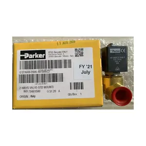 E121K46-2995-481865C2 Parker 2 Arah Biasanya Tertutup, Katup Solenoid Tujuan Umum 1/2"