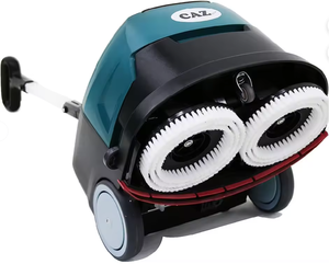 High Performance Ultra Lightweight Portable Dual Brush <b>Floor</b> Scrubber Dryer Cordless Rechargeable Hard <b>Floor</b> <b>Cleaning</b> <b>Machine</b> - Product Image 4