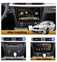 Autoradio 9 pouces pour BMW Série 3 E90-E93 2006-2012, Apple CarPlay sans fil, Android Auto, Mirror Link, GPS Navi, MP5, DSP, stéréo tactile