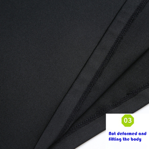 Camiseta de Compresión Personalizada de Punto, Secado Rápido, Transpirable, Ropa Deportiva para Gimnasio, Ejercicio, Fitness, Corte Regular, Diseño Liso - Product Image 6