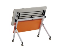Bureau d'étude moderne et durable pour étudiant, table pliable pour salle de classe, salle de réunion, formation, bureau et banc d'école
