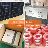 Système d'énergie solaire hybride pour la maison Ensemble complet 1kw 5kw 10kw 30kw Générateur de panneaux solaires pour les maisons