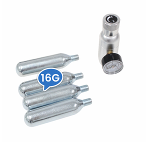 Cartucho de CO2 de Acero de 16 Gramos, Grado Alimenticio, Baja Presión, Recarga para Máquinas de <span class=keywords><strong>Soda</strong></span> y Cerveza, Cilindro Portátil - Product Image 3