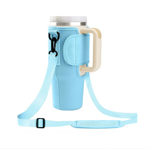 Ngoài trời Neoprene Chai Nước Mang trường hợp chủ tay áo vai cup Bìa - Product Image 5