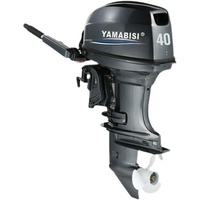 Moteur hors-bord Yamabisi robuste 15hp 30hp 40hp deux temps, démarrage électrique, arbre long, essence, état neuf pour bateaux