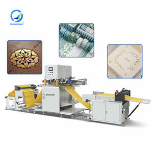Machine de gaufrage à chaud automatique OCEAN Commercial Gold Flower pour le marquage à chaud de rouleaux de papier - Product Image 1