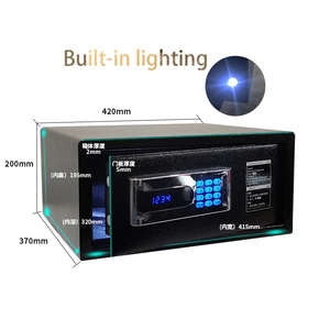 XBT Mini Electronic Digital Steel Safe <b>Box</b> with <b>Lock</b> for Home or Hotel Use - Product Image 3