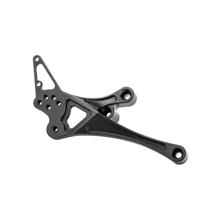 Custom CNC Aluminum Upper Fork Holder Panel Bracket Pedal Brackets Motorcycle Modification Accessories