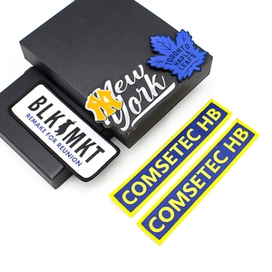 Fabrika toptan yüksek yoğunluklu işlemeli yamalar özel dokuma etiket konfeksiyon dokuma yüksek yoğunluklu özel logo yama Obcuiayy - Product Image 4