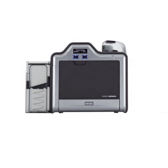 ID  Pvc Card Printer HDP5000 Single Sided Retransfer for Fargo ID Plastic Card Printing