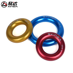 วงแหวนปีนเขาอลูมิเนียมอัลลอยด์ Xinda เส้นผ่านศูนย์กลางภายนอก 6.8 ซม. รับน้ำหนักได้ 2200 กก. อุปกรณ์ปีนเขาสำหรับกิจกรรมกลางแจ้ง - Product Image 5