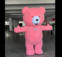 Costume de mascotte d'ours en peluche géant portable pour la marche gonflable Efun, ours en peluche de taille humaine, cadeau de Saint-Valentin