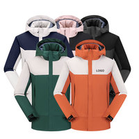 Veste polaire d'hiver personnalisée avec logo, uniforme de travail, vestes à capuche imprimées, veste de sport tendance coupe-vent pour homme