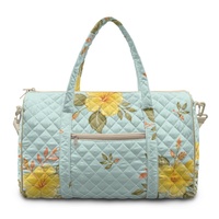 Sac de voyage matelassé personnalisé avec imprimé tropical Ilima d'Hawaï, style Art déco floral, pour le shopping, les voyages et le transport quotidien