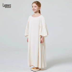 Ropa Islámica para Niñas, Abaya para Niñas, Hiyab Infantil, Vestido Abaya Musulmán para Madre e Hija, Caftanes para Niños, Túnica de Ramadán - Product Image 6