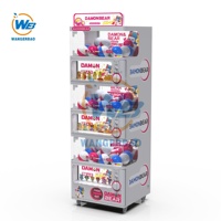 WANGERBAO Offre Spéciale Distributeur de Jouets en Capsules à Monnayeur Triple Plateau Gacha, pour Capsules Surprise Économiques, Direct Usine