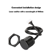 Sensor de Distancia Láser de Grado Industrial, Sensor de Proximidad Óptico Fotoeléctrico IR, Medición de Distancia de Alta Sensibilidad y Largo Alcance