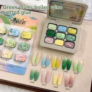 Vente en gros de vernis à ongles sans hema de haute qualité, palette de crème gelée solide, série de couleurs, vernis gel uv - Product Image 2