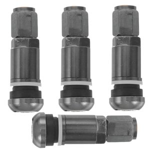 <b>Flat</b>-Bottomed Aluminum Alloy Valve Stem 525 Tubeless Car Tire Vacuum <b>Screw</b>-On Type American Mouth Stainless Steel - Product Image 2
