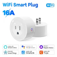 Prise intelligente Tuya Wifi Japon 16A avec contrôle vocal via application, surveillance de la consommation, protection contre les surcharges, minuterie et compte à rebours