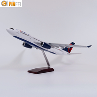 Excellente qualité modèle d'avion à l'échelle 1/125 Delta Air Lines Airbus A320 modèle d'avion 47cm