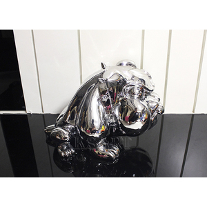 American <span class=keywords><strong>Bully</strong></span> Dog Creative Funny Cartoon Dog Escultura de resina Artesanía Nueva decoración de la casa Simple Modern Soft Decoration - Product Image 5