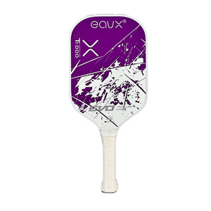 Raquette de pickleball durable sans bords, face en fibre de verre, noyau en nid d'abeille, performance stable, absorption des chocs, légère, pour l'entraînement, en gros - Product Image 1